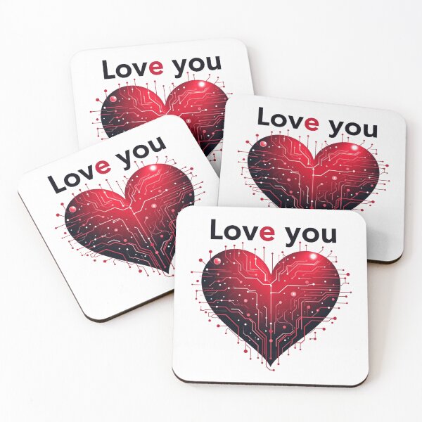 Item preview, Geeky Valentine's Day T-Shirt - My Heart Runs on Code designed and sold by Youpiworld.