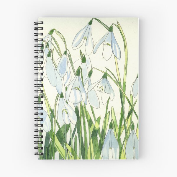 Item preview, Snowdrops watercolour painting designed and sold by esvb.