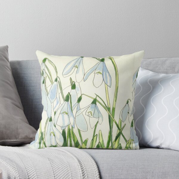Item preview, Snowdrops watercolour painting designed and sold by esvb.