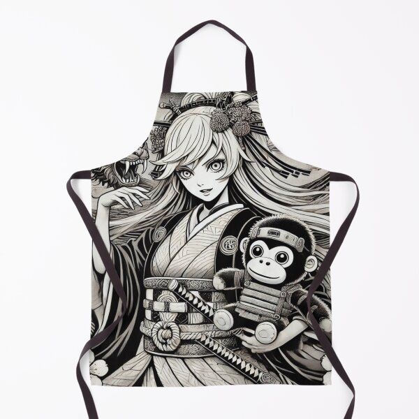 Item preview, A gorilla and a ninja girl designed and sold by B-GORIRA.