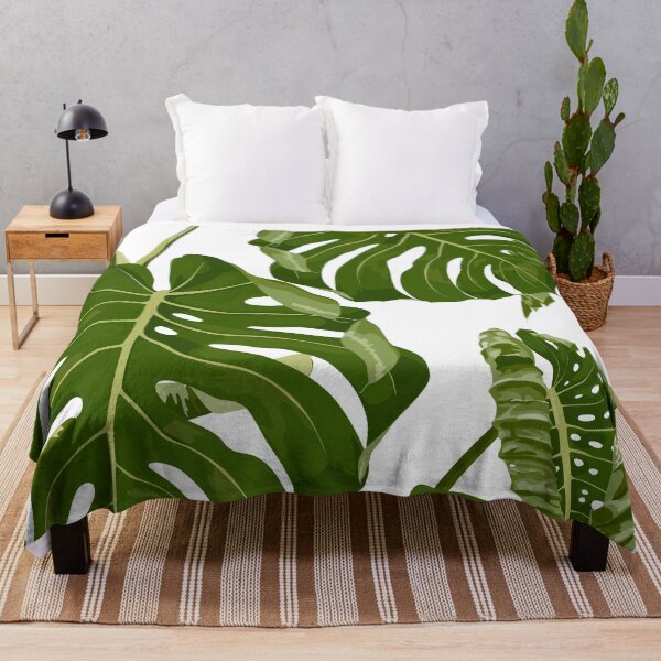 Item preview, Tropical green monstera leaf illustration. designed and sold by MatyKotiv.