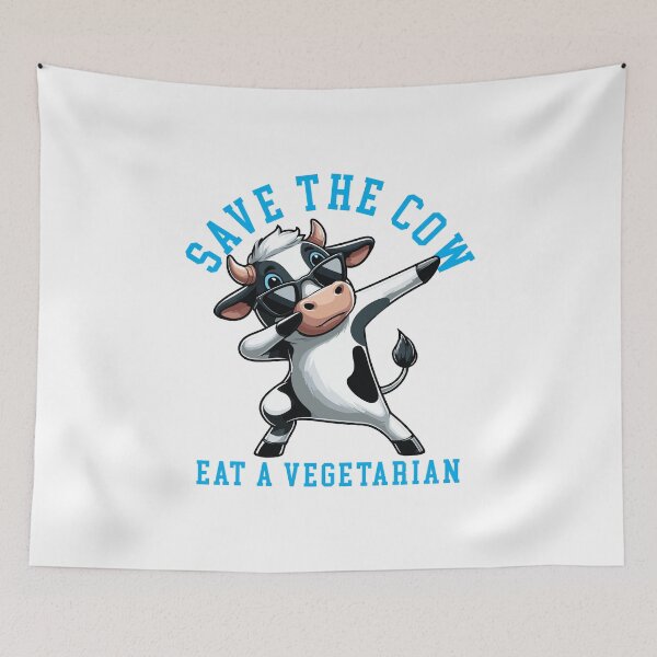 Item preview, SAVE THE COW EAT A VEGETARIAN By Ronaldo Marques designed and sold by RonaldoMarques.