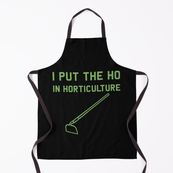Item preview, ho in horticulture hoe funny gardening gardener green designed and sold by Alyn8.