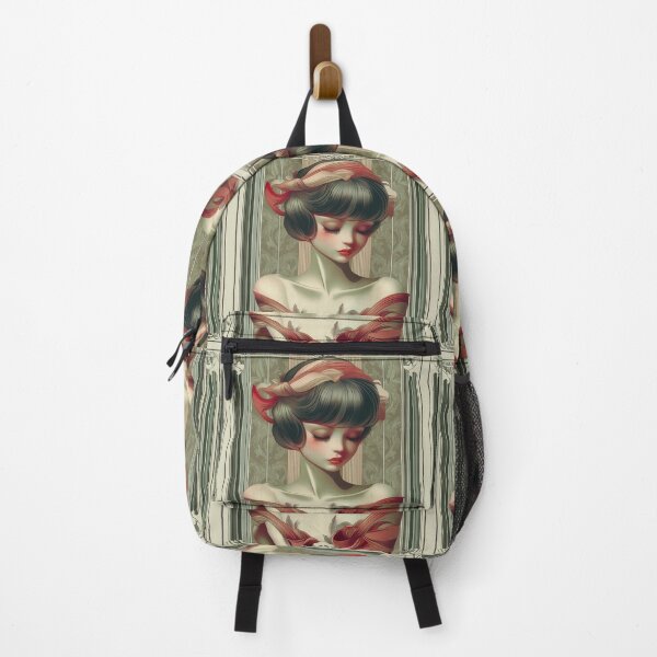 Item preview, Vintage young lady illustration. designed and sold by Shoot-The-Moon.