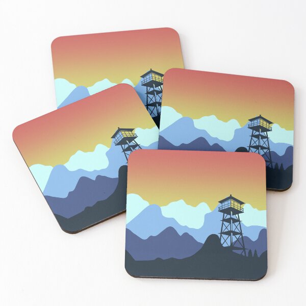 Item preview, Fire lookout designed and sold by BITZ AND BATZ.