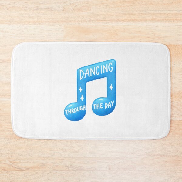 Item preview, Dancing Through the Day - Blue Music Note designed and sold by UmbrellaStudio1.