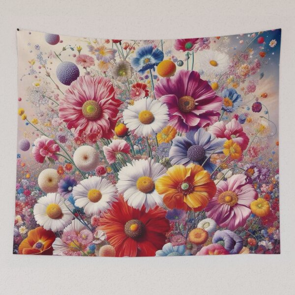 Item preview, Flowers, botanical, spring, floral pattern, cottagecore, japanese pop art designed and sold by Sugar Wisdom .