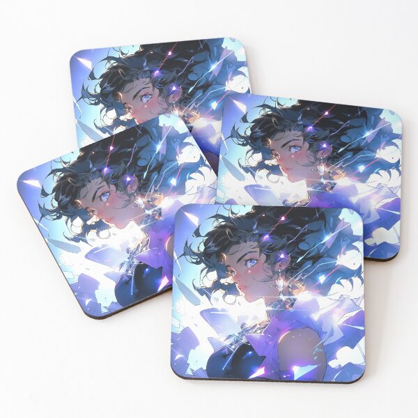 Item preview, Shattered Sparkle Shards Anime Girl designed and sold by bubblegoth.