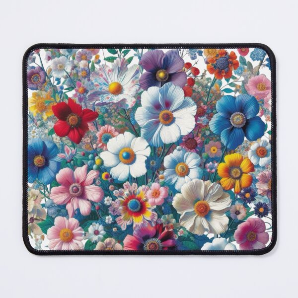Item preview, Flowers, botanical, spring, floral pattern, cottagecore, japanese pop art designed and sold by Sugar Wisdom .