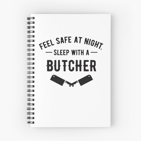Item preview, Feel Safe at Night Sleep with a Butcher designed and sold by jaygo.
