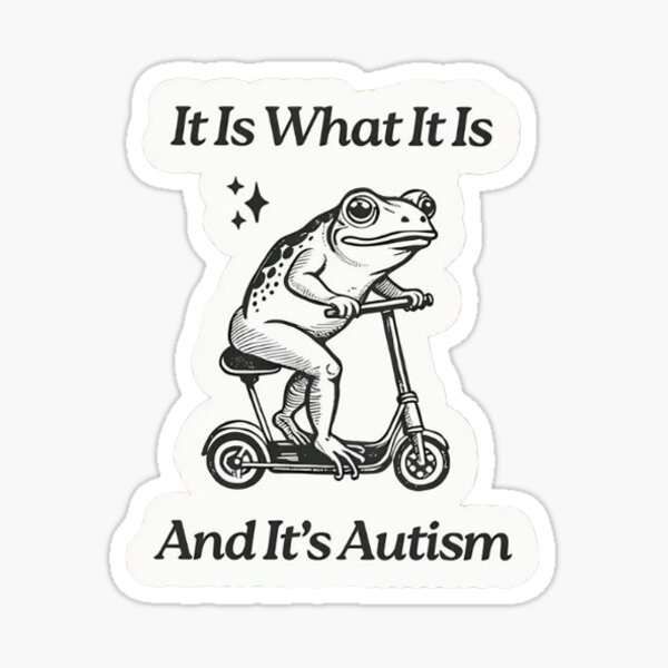 Item preview, It is what it is Sticker designed and sold by MechaMystic.