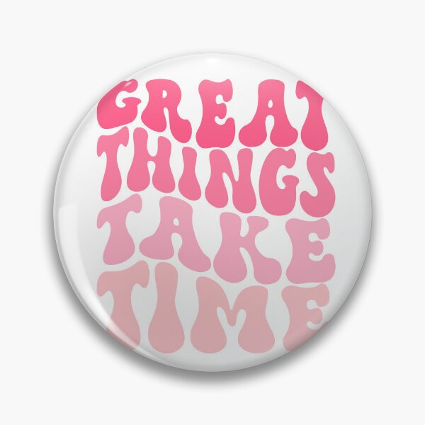 Item preview, Great Things Take Time | Motivation Quote designed and sold by PangDesu.