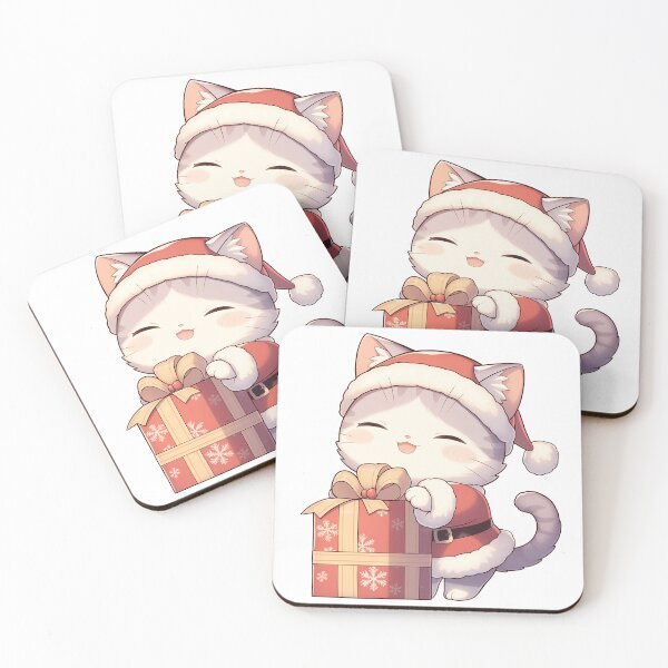 Item preview, Cute Christmas Cat  designed and sold by Mamojiin.