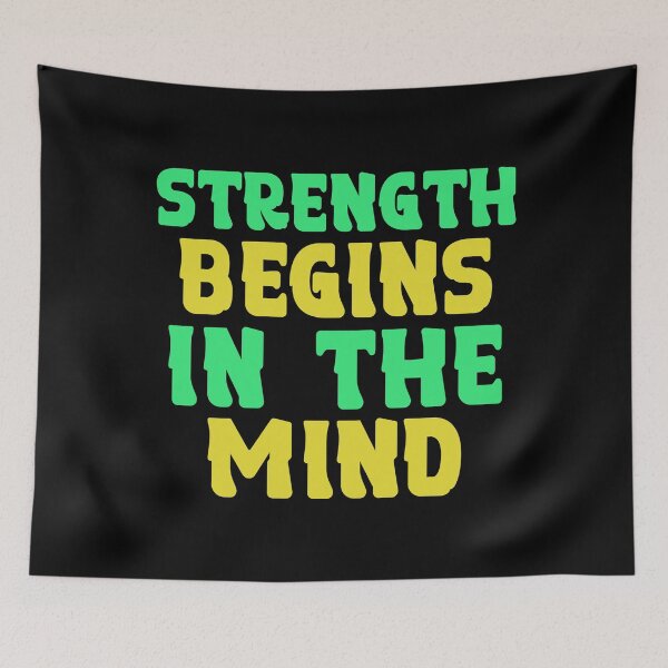 Item preview, Strength Begins in the Mind Clinical Psychologist designed and sold by DomTeesHaven.