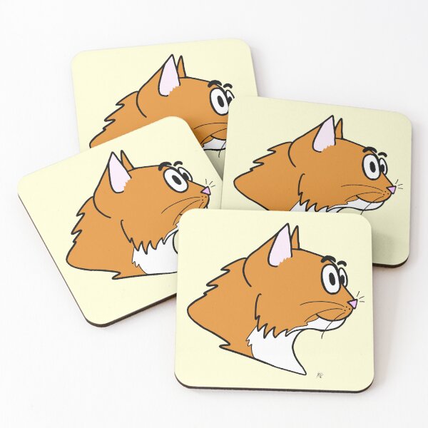 Item preview, Cartoon Ginger/orange cat designed and sold by KSPillustration.