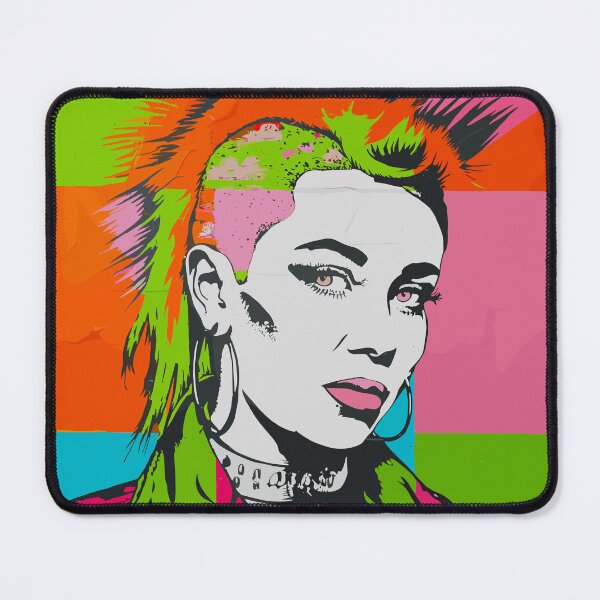 Item preview, Punk Rock T-Shirt – 80s Mohican Pop Art Graffiti Design designed and sold by paulo silveira.