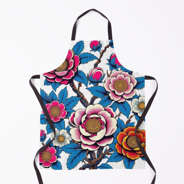 Item preview, Flowers, botanical, spring, floral pattern, cottagecore, japanese pop art designed and sold by Sugar Wisdom .