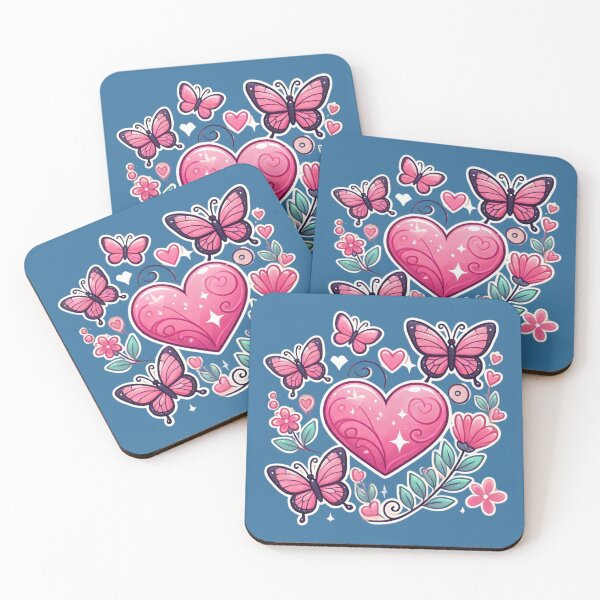 Item preview, Butterflies Heart Valentines designed and sold by ArtistEmbrace.