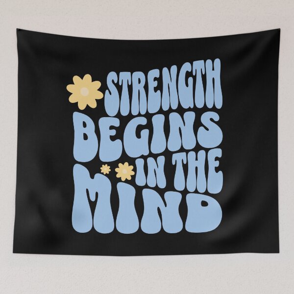 Item preview, Strength Begins in the Mind Clinical Psychologist designed and sold by DomTeesHaven.
