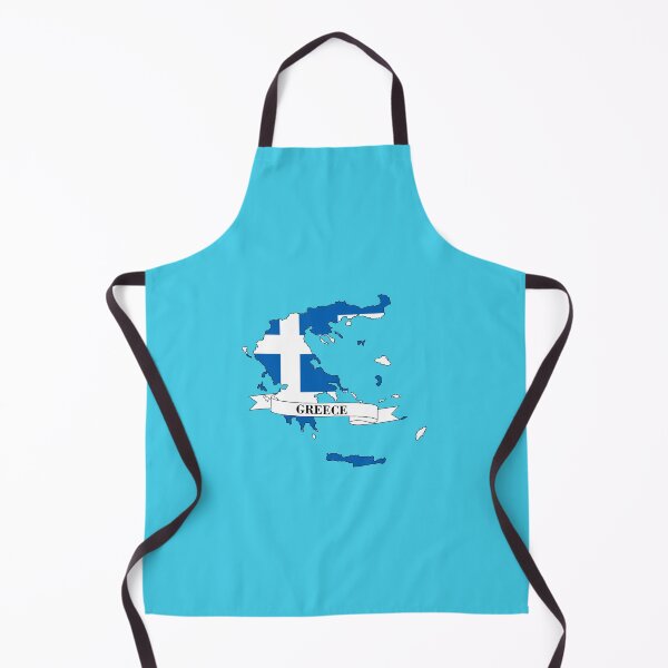 Item preview, greece flag map designed and sold by visual adventures.
