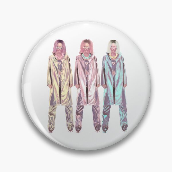 Item preview, Triple Cool Girl, Pastel Girls, Futuristic Girls, Edgy Girls, Trench Coat Girls designed and sold by Clancy Rodgers.