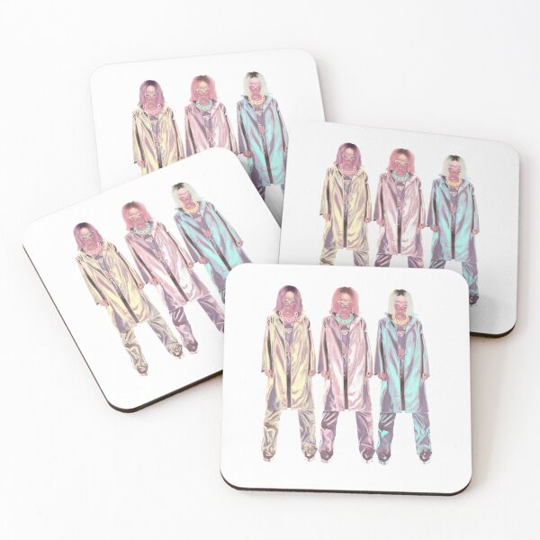 Item preview, Triple Cool Girl, Pastel Girls, Futuristic Girls, Edgy Girls, Trench Coat Girls designed and sold by Clancy Rodgers.