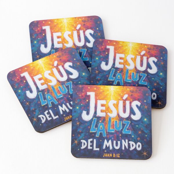 Item preview, JESÚS LA LUZ DEL MUNDO Juan 8:12 | Spanish Christian Design designed and sold by NombresDeJesus.