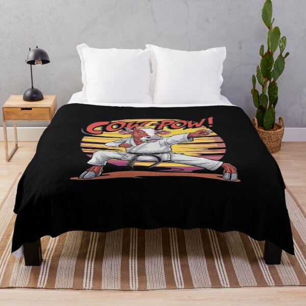 Item preview, Karate Cow Art – Funny Martial Arts Cow Design designed and sold by love3617.