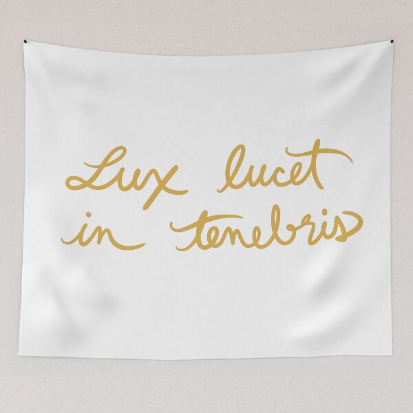 Item preview, The Light Shines in the Darkness in L.atin designed and sold by abeink.