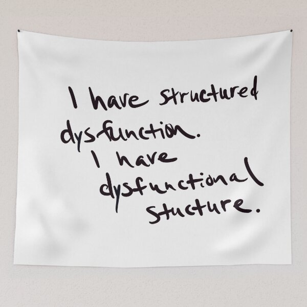 Item preview, Structured dysfunction, dysfunctional structure designed and sold by abeink.