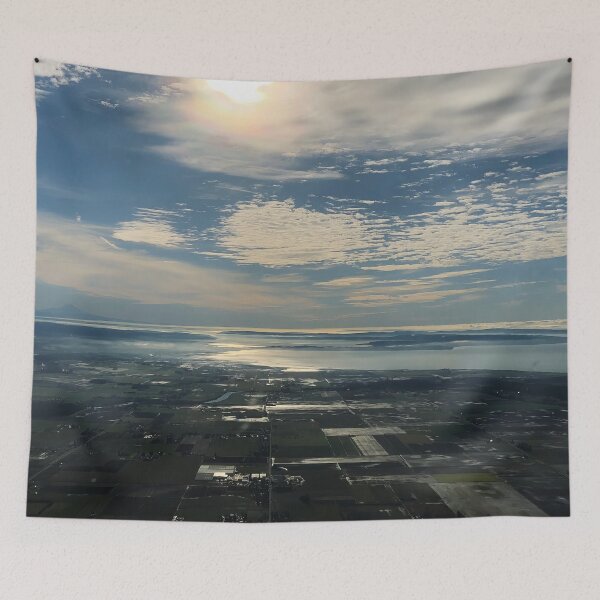 Item preview, Puget Sound from Mount Vernon designed and sold by flyscenicair.