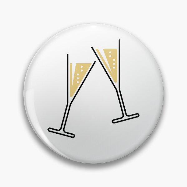 Item preview, 2 Glasses Of Sparkling Wine (Funnel / Open / 2C) designed and sold by MrFaulbaum.