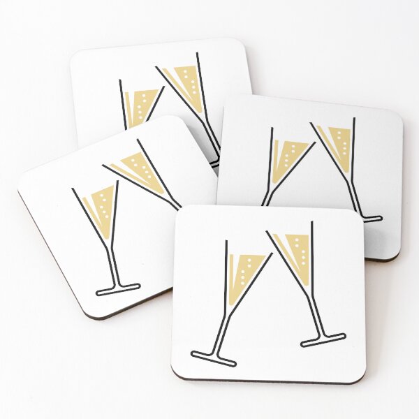 Item preview, 2 Glasses Of Sparkling Wine (Funnel / Open / 2C) designed and sold by MrFaulbaum.