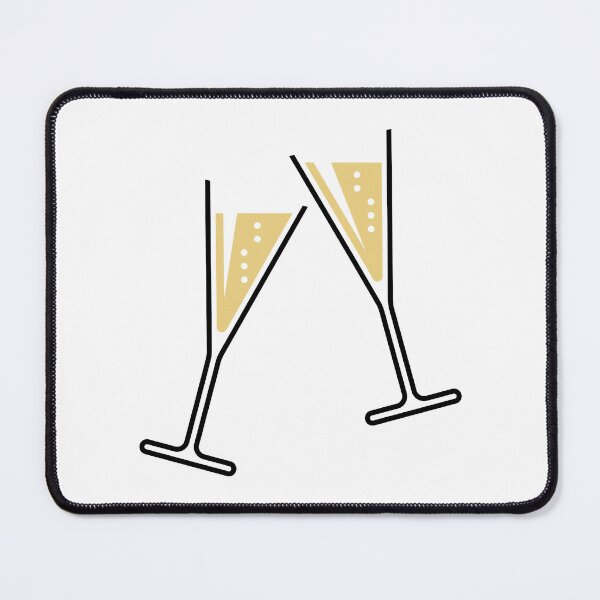 Item preview, 2 Glasses Of Sparkling Wine (Funnel / Open / 2C) designed and sold by MrFaulbaum.