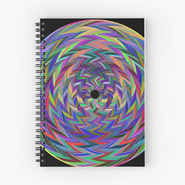 Item preview, colorful circle of zigzags designed and sold by chambergambit.