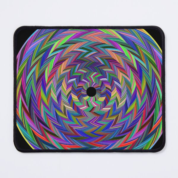 Item preview, colorful circle of zigzags designed and sold by chambergambit.