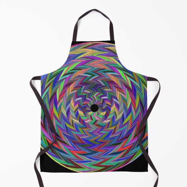 Item preview, colorful circle of zigzags designed and sold by chambergambit.