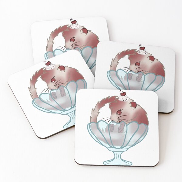 Item preview, Red Velvet Ice Cream Dormouse designed and sold by RainDesignz.