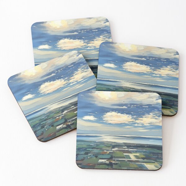 Item preview, Puget Sound from Mount Vernon (Impressionist) designed and sold by flyscenicair.