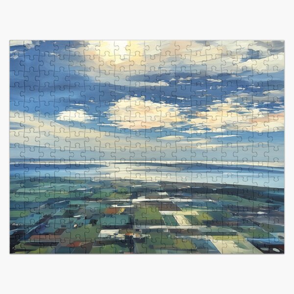 Item preview, Puget Sound from Mount Vernon (Impressionist) designed and sold by flyscenicair.