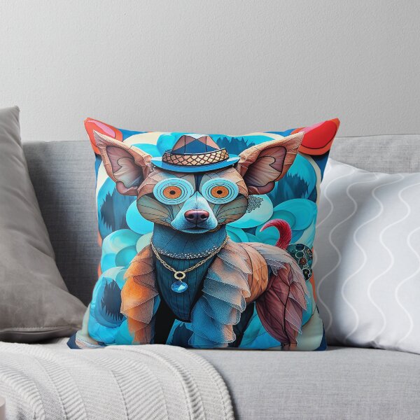 Item preview, Funny Artistic Dog with Hat designed and sold by Artistic Trio  Design.