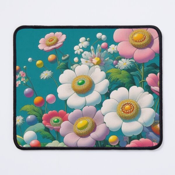 Item preview, Flowers, botanical, spring, floral pattern, cottagecore, japanese pop art designed and sold by Sugar Wisdom .