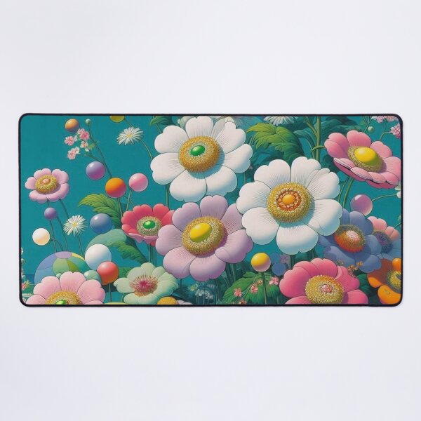 Item preview, Flowers, botanical, spring, floral pattern, cottagecore, japanese pop art designed and sold by Sugar Wisdom .