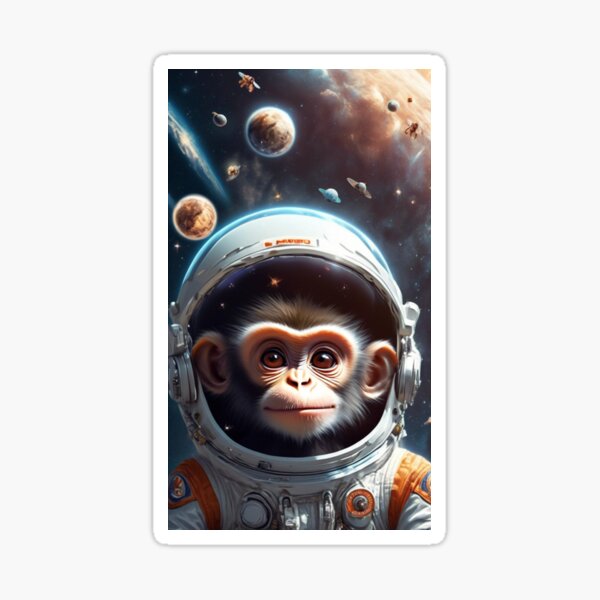 Item preview, Space Monkey designed and sold by TheHuskyHouse.