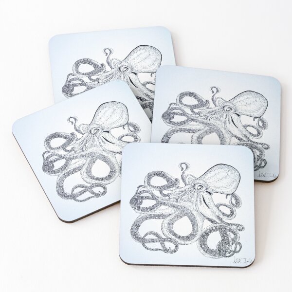 Item preview, Octopus Hunting designed and sold by SeaEchoes.