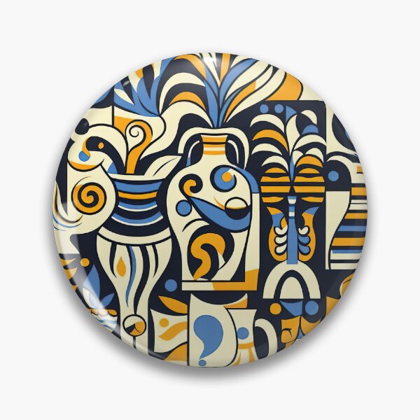 Item preview, Matisse Dark Jars Pattern Design designed and sold by Retr0Tshirts.