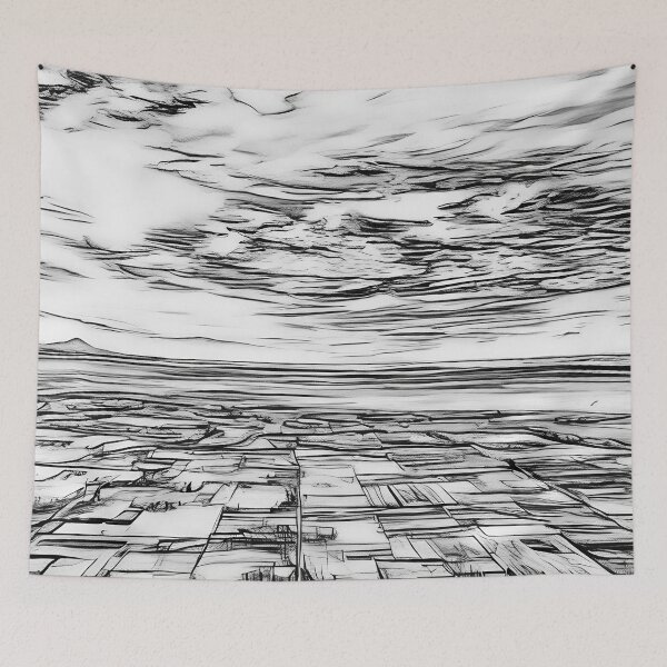Item preview, Puget Sound from Mount Vernon (Sketch) designed and sold by flyscenicair.