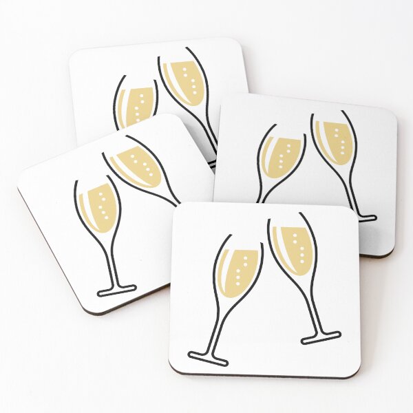 Item preview, 2 Glasses Of Sparkling Wine (Oval / Open / 2C) designed and sold by MrFaulbaum.