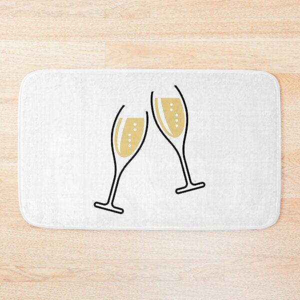 Item preview, 2 Glasses Of Sparkling Wine (Oval / Open / 2C) designed and sold by MrFaulbaum.