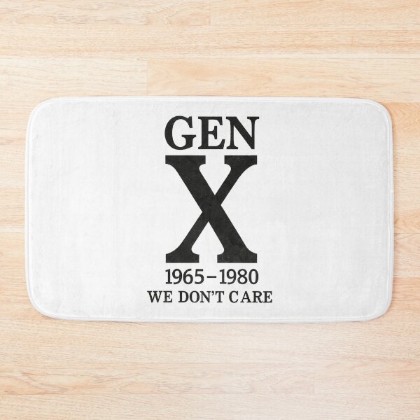 Item preview, GenX - We Don't Care designed and sold by Angry Swan Designs.